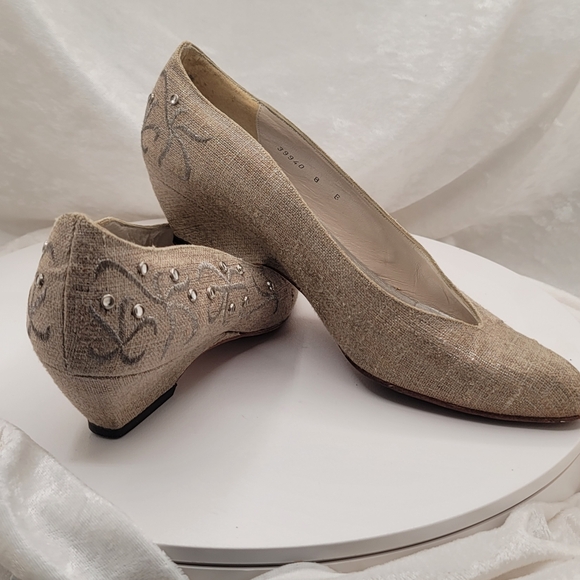 Vintage 1980’s Stuart Weitzman Shoes Size 8B - Picture 2 of 6